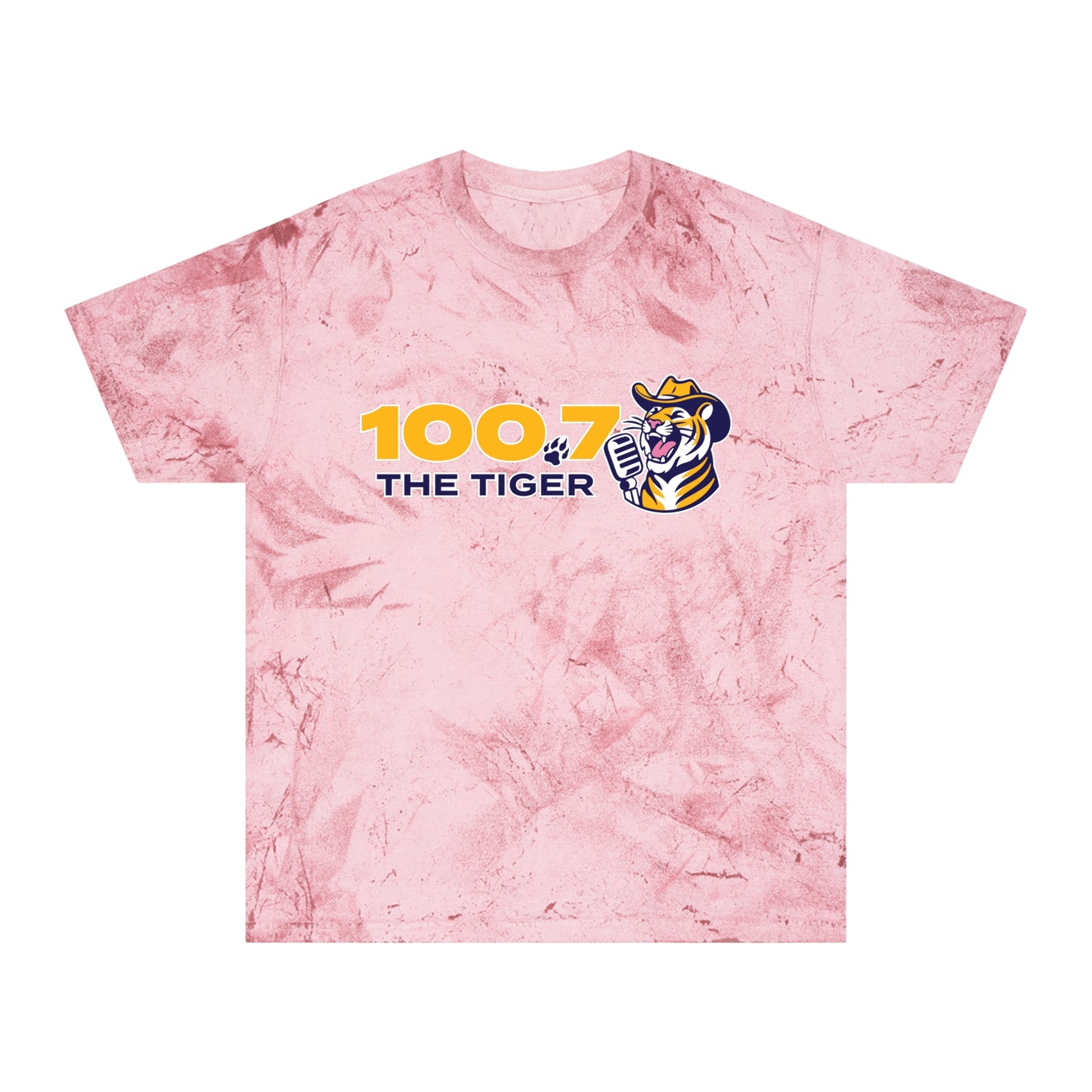 100.7 The Tiger Unisex Color Blast T-Shirt