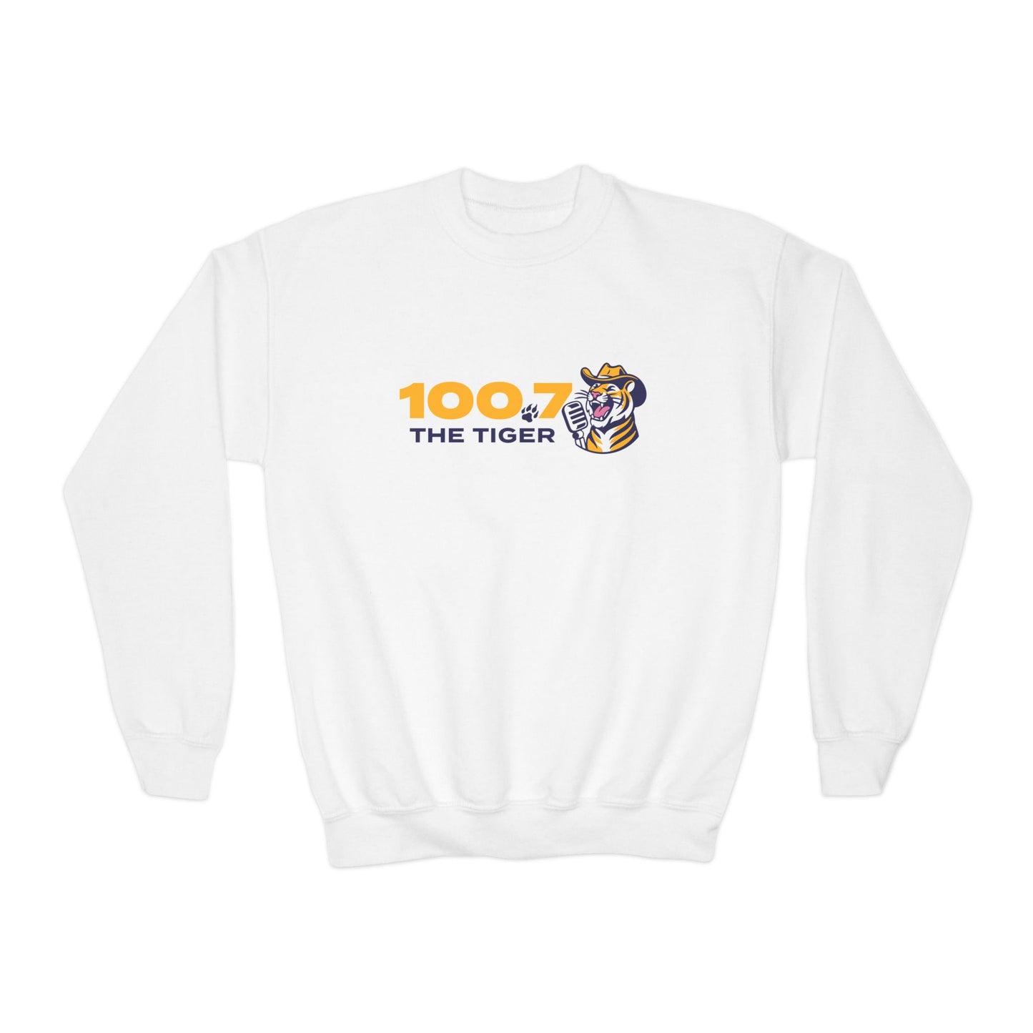 100.7 The Tiger Youth Crewneck Sweatshirt