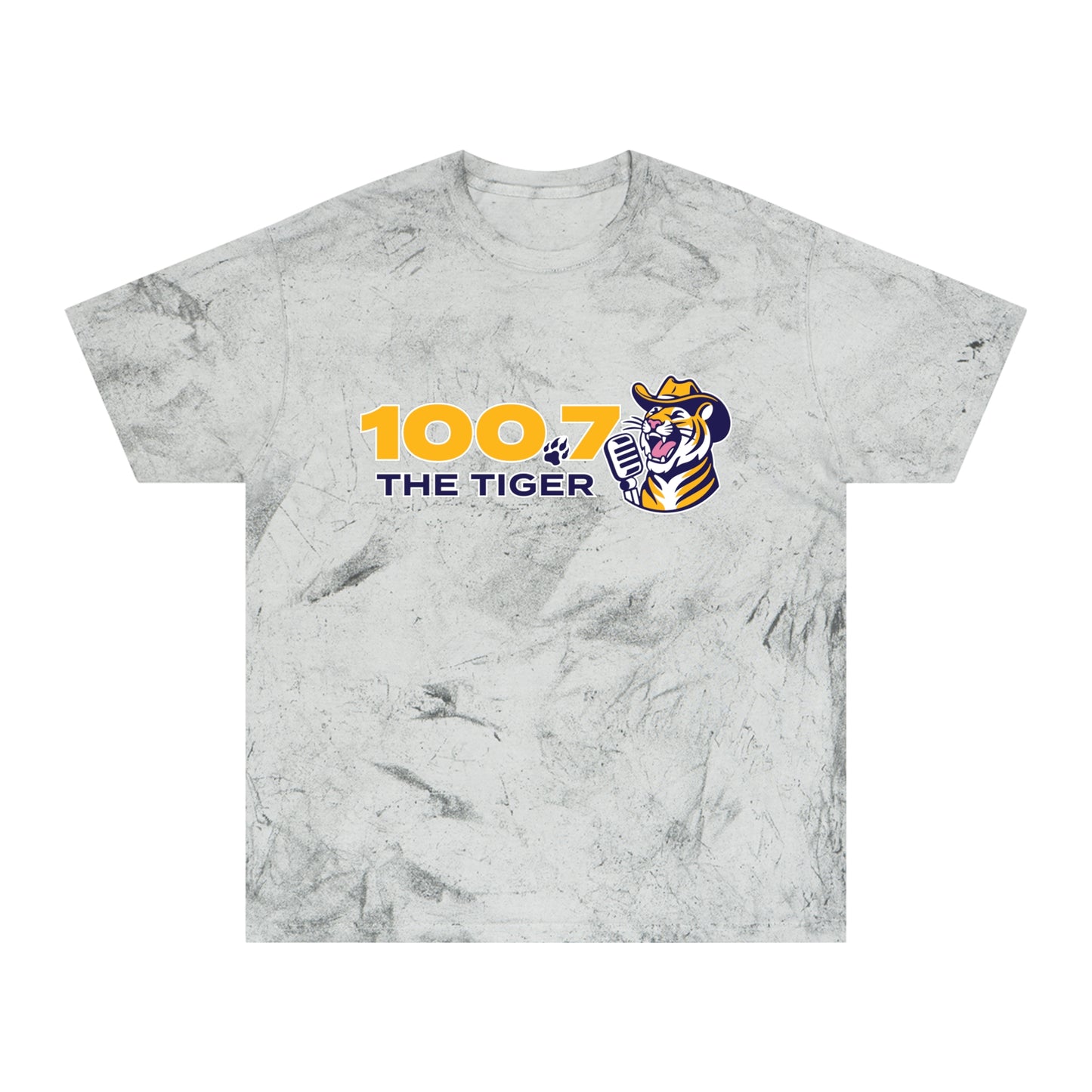 100.7 The Tiger Unisex Color Blast T-Shirt