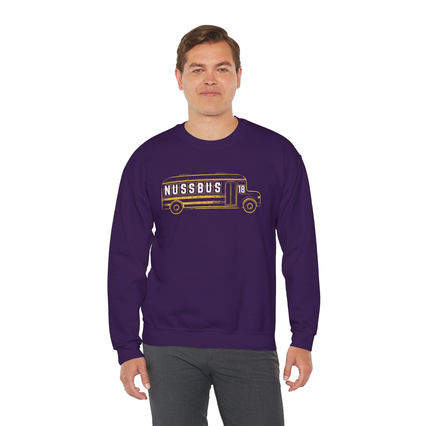 NussBus #18 Unisex Heavy Blend™ Crewneck Sweatshirt