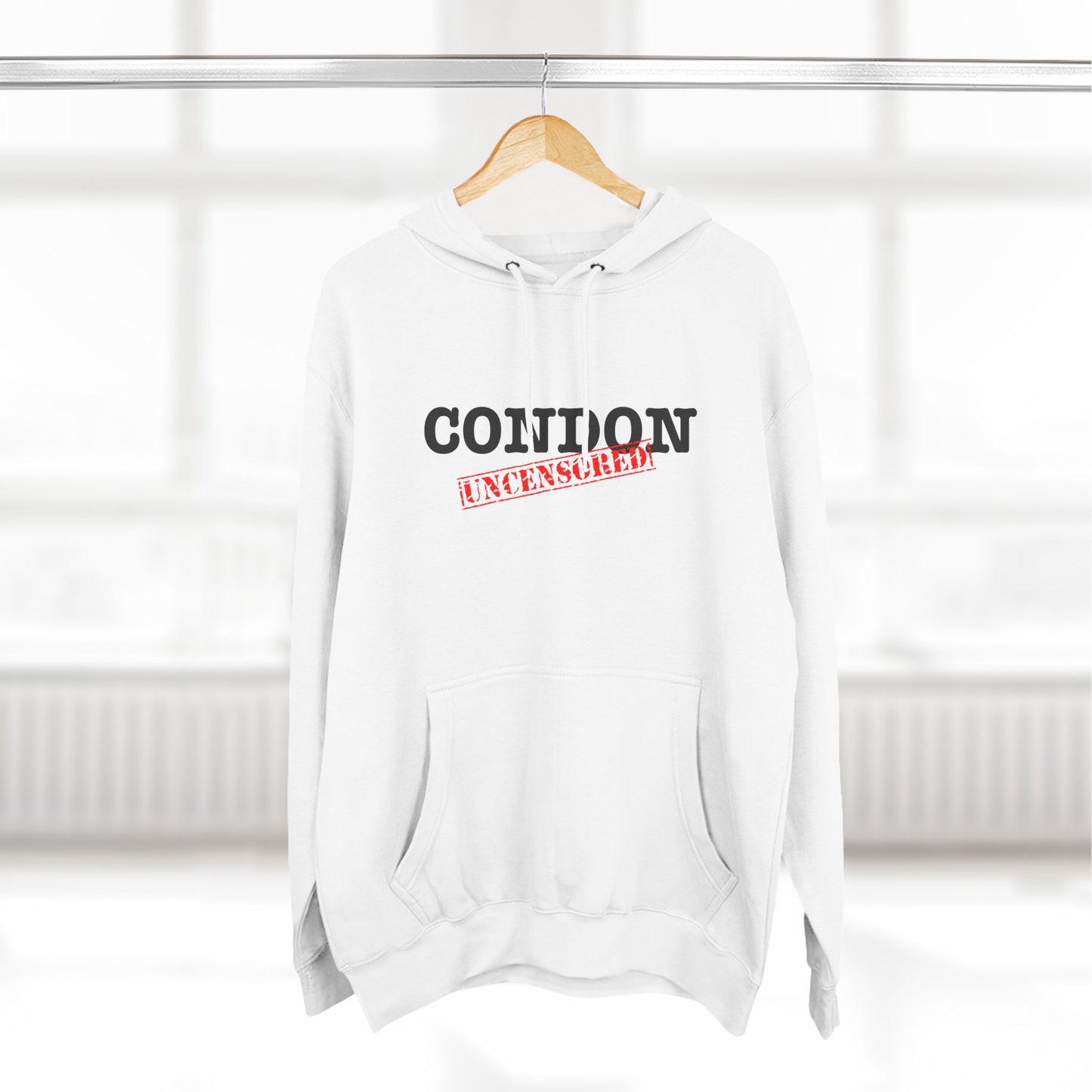 Condon Uncensored Three-Panel Fleece Hoodie