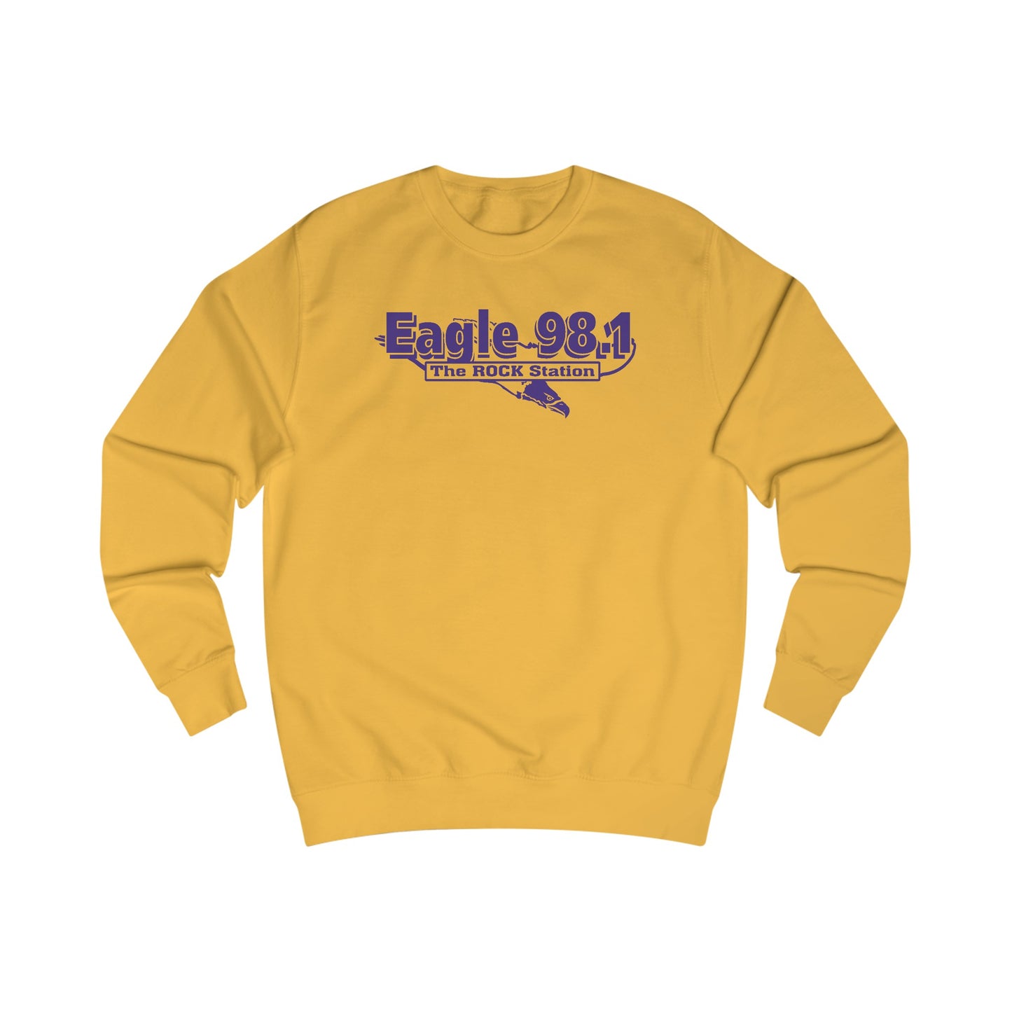 Eagle 98.1 Purple and Gold Unisex Sweatshirt