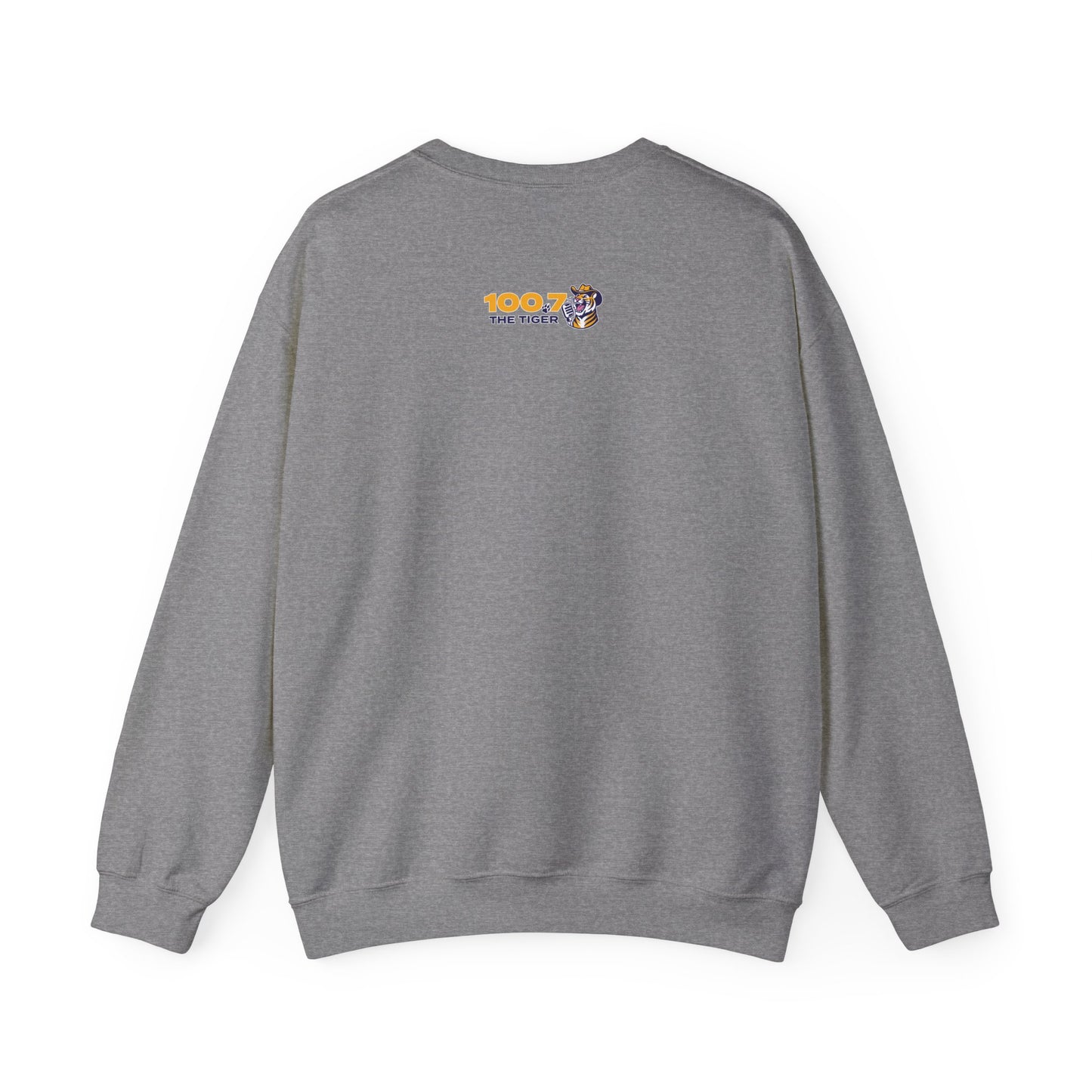100.7 The Tiger Unisex Heavy Blend™ Crewneck Sweatshirt