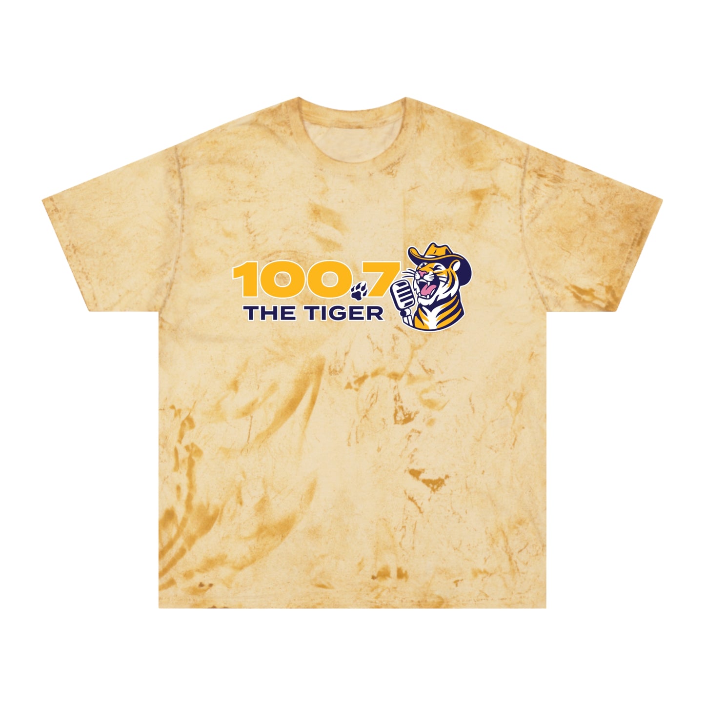 100.7 The Tiger Unisex Color Blast T-Shirt