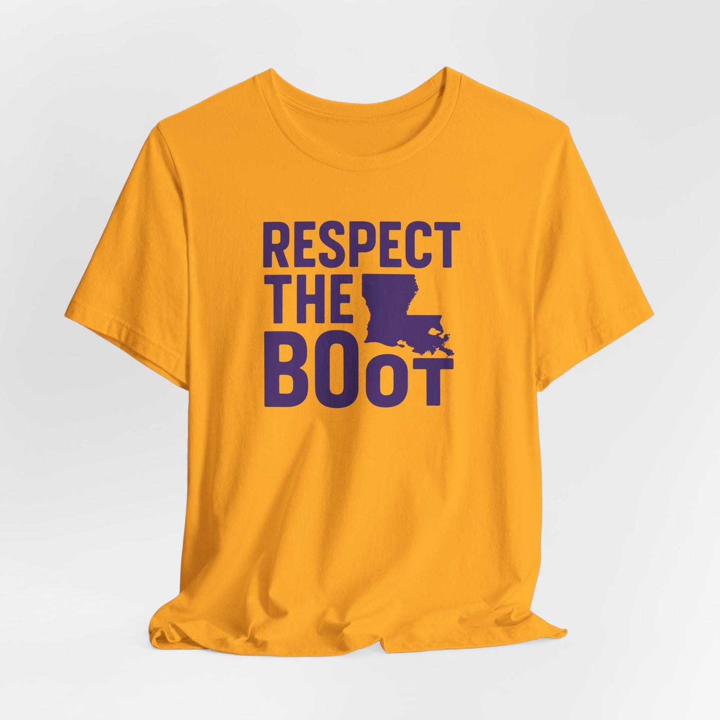 Louisiana Pride Unisex Tee; Respect the Boot Shirt
