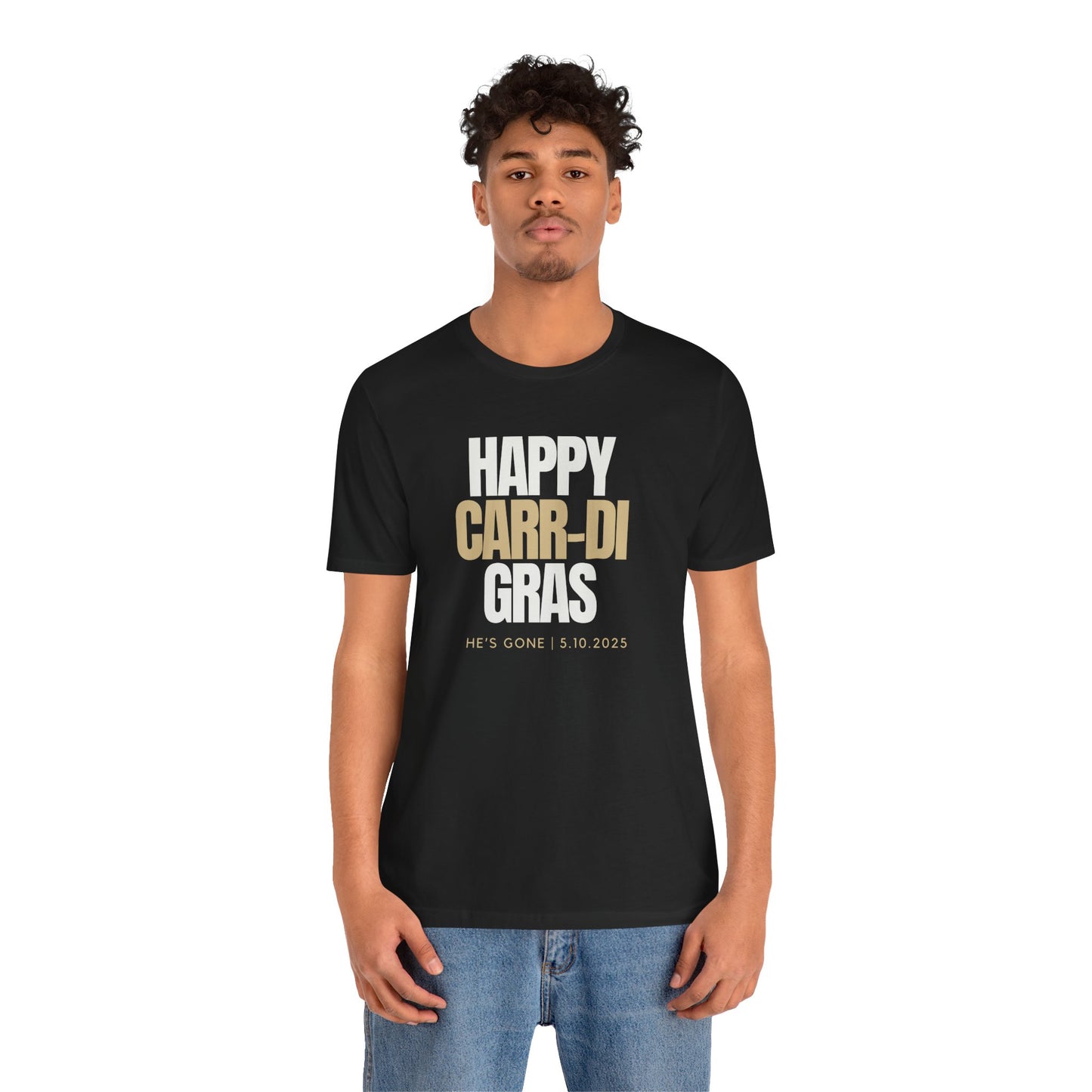 Happy Carr-di Gras Unisex Jersey Tee