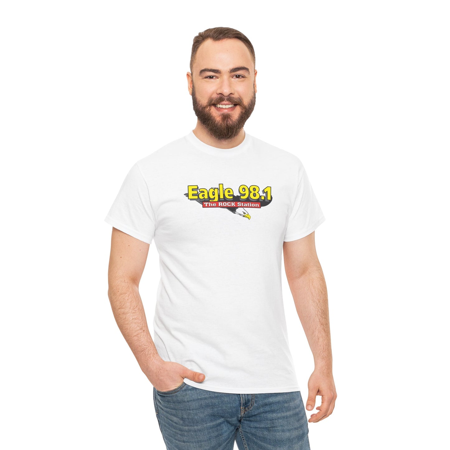 Eagle 98.1 Unisex Heavy Cotton Tee