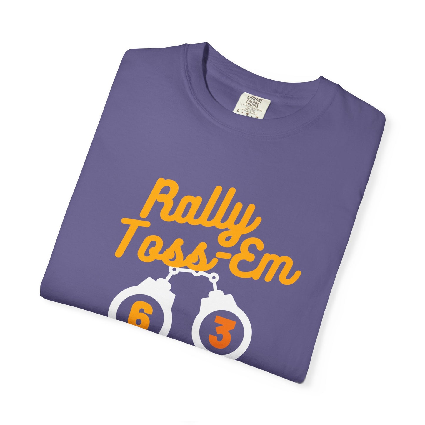Rally Toss'Em Unisex Garment-Dyed T-shirt for Sports Fans