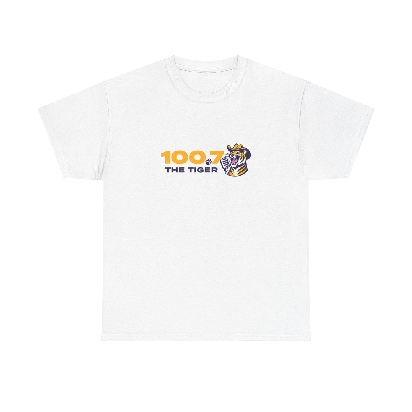 100.7 The Tiger Unisex Heavy Cotton Tee