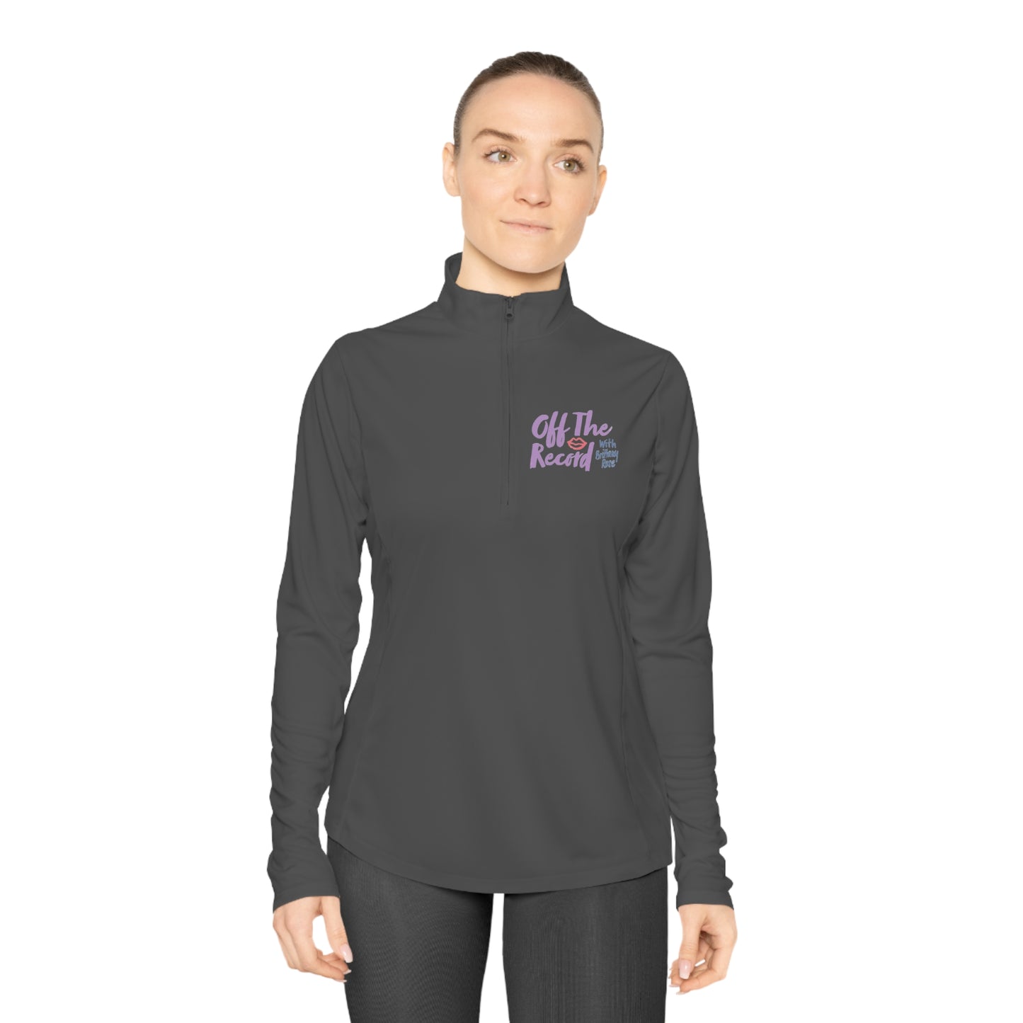 Off The Record Ladies Quarter-Zip Pullover