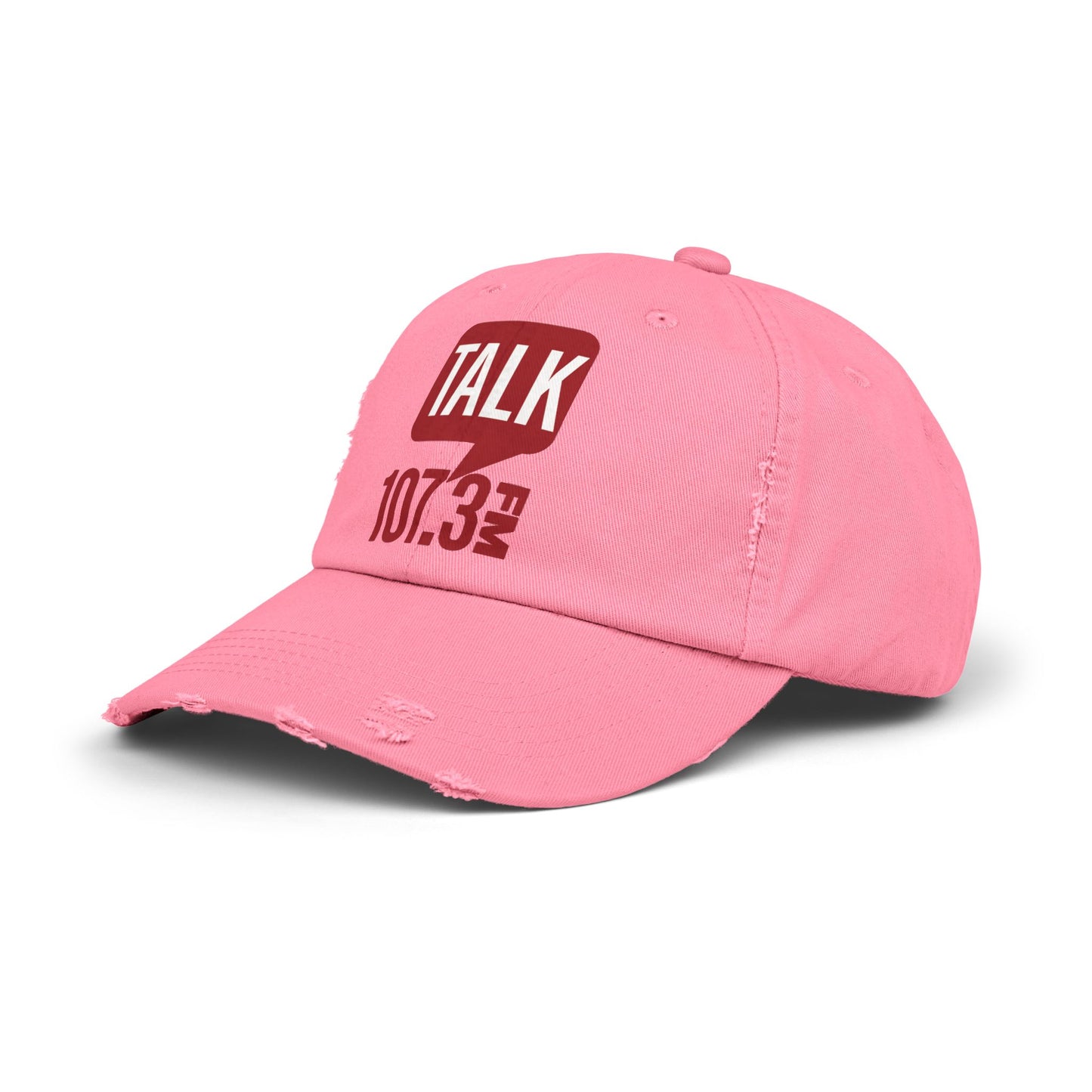 Talk 107.3 Unisex Distressed Cap