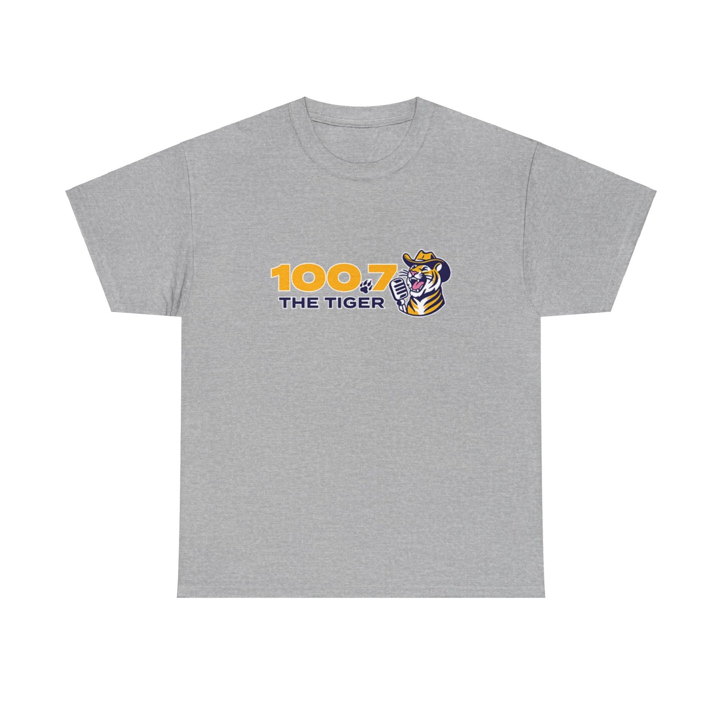 100.7 The Tiger Unisex Heavy Cotton Tee