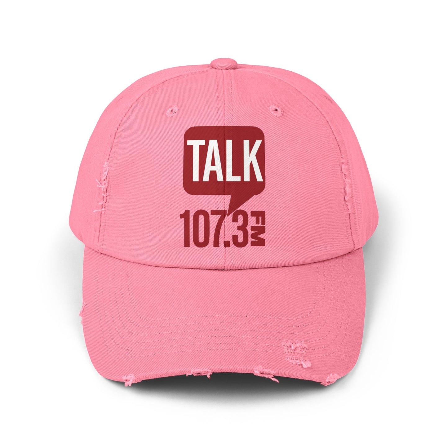 Talk 107.3 Unisex Distressed Cap