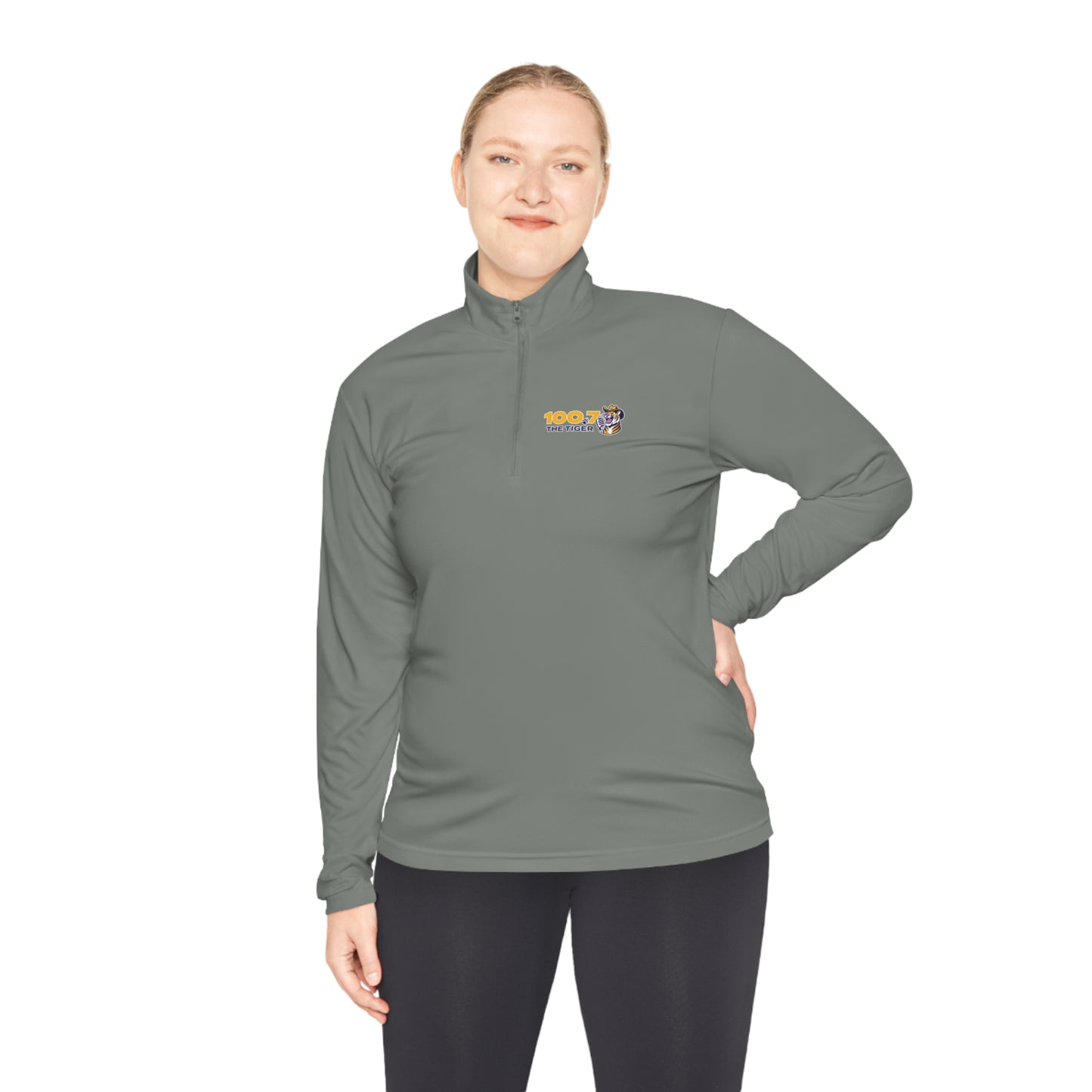 100.7 The Tiger Unisex Quarter-Zip Pullover