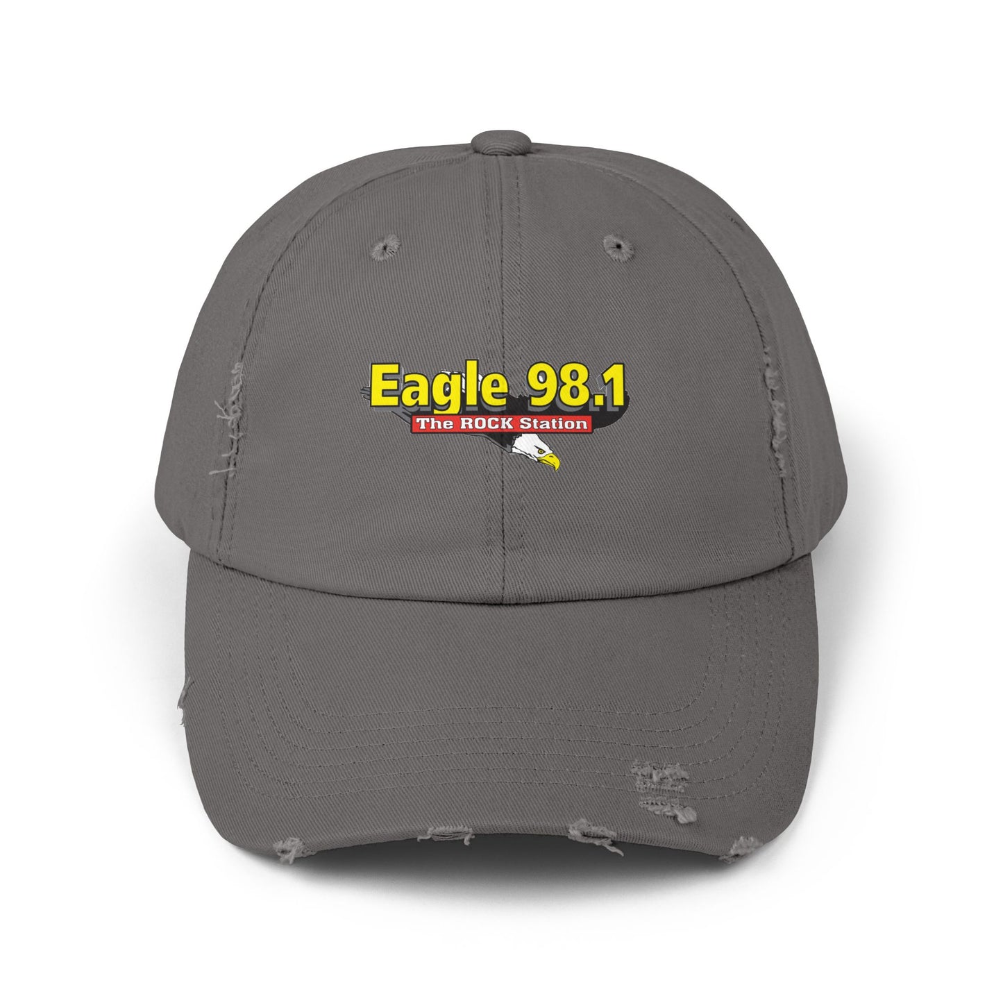 Eagle 98.1 Unisex Distressed Cap