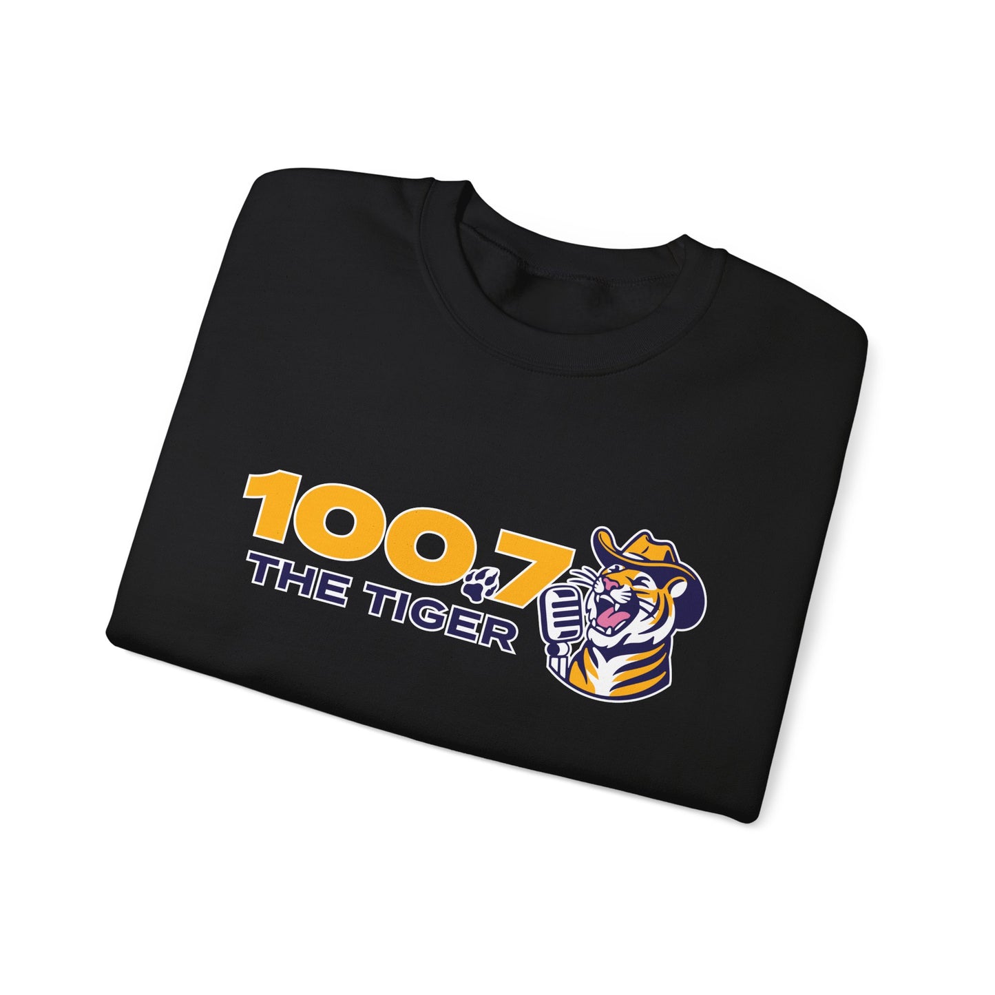 100.7 The Tiger Unisex Heavy Blend™ Crewneck Sweatshirt