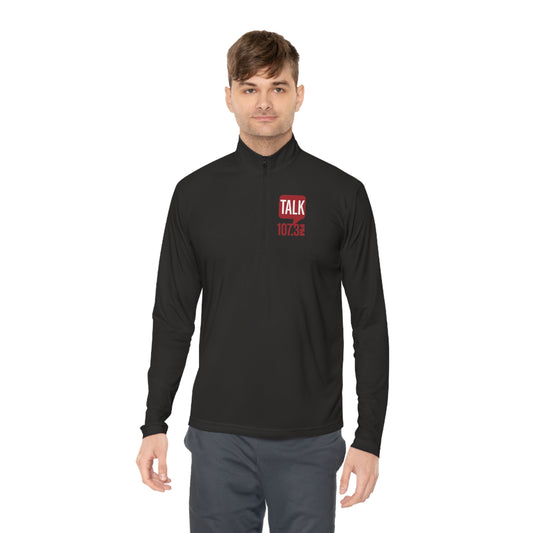 Talk 107.3 Unisex Quarter-Zip Pullover