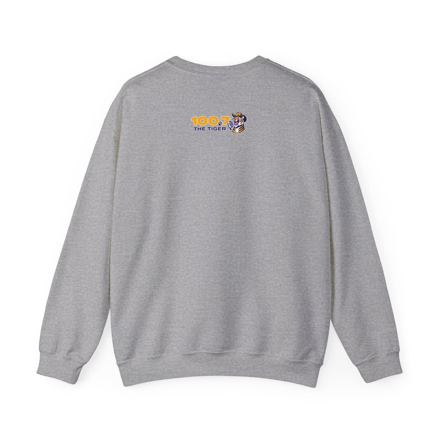 100.7 The Tiger Unisex Heavy Blend™ Crewneck Sweatshirt