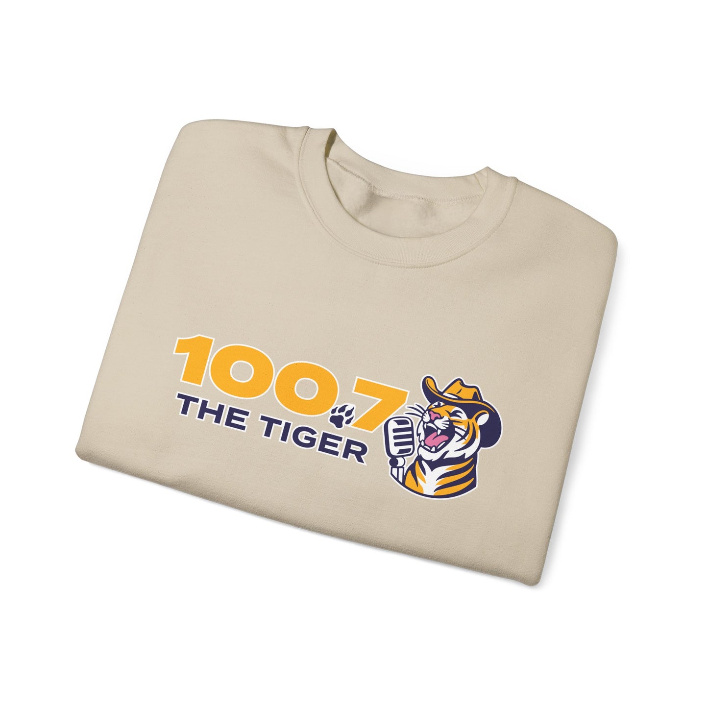 100.7 The Tiger Unisex Heavy Blend™ Crewneck Sweatshirt