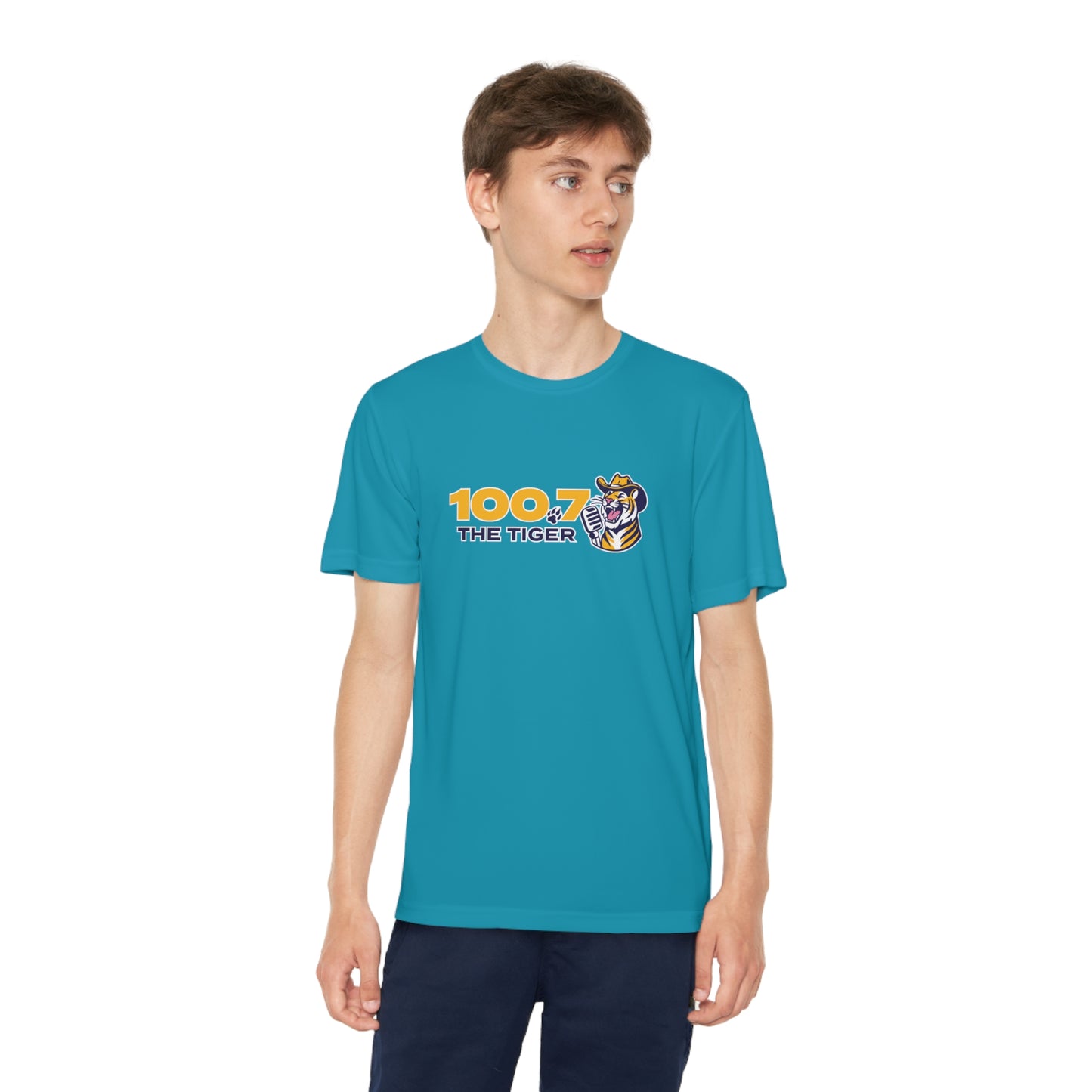 100.7 The Tiger Youth Competitor Tee