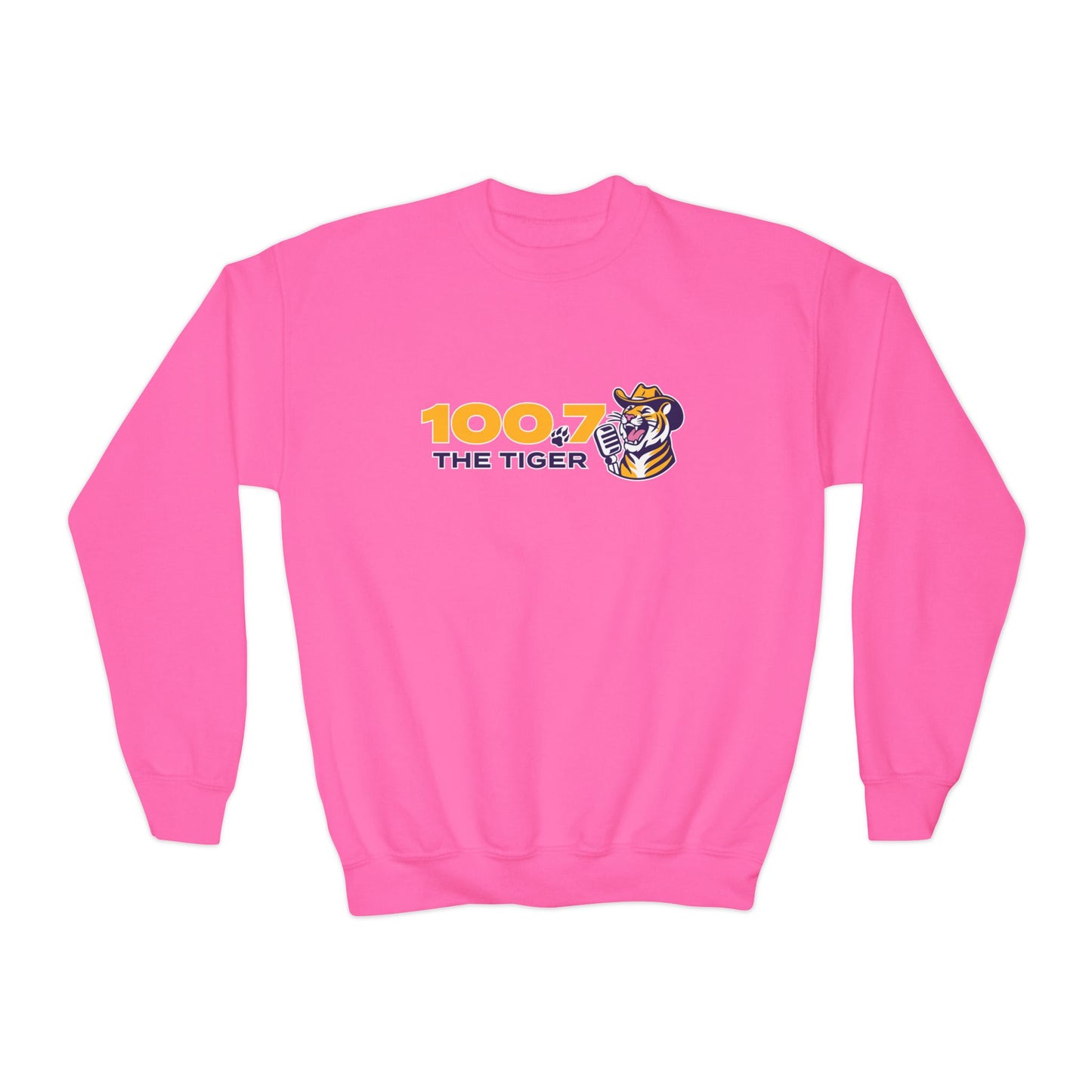 100.7 The Tiger Youth Crewneck Sweatshirt