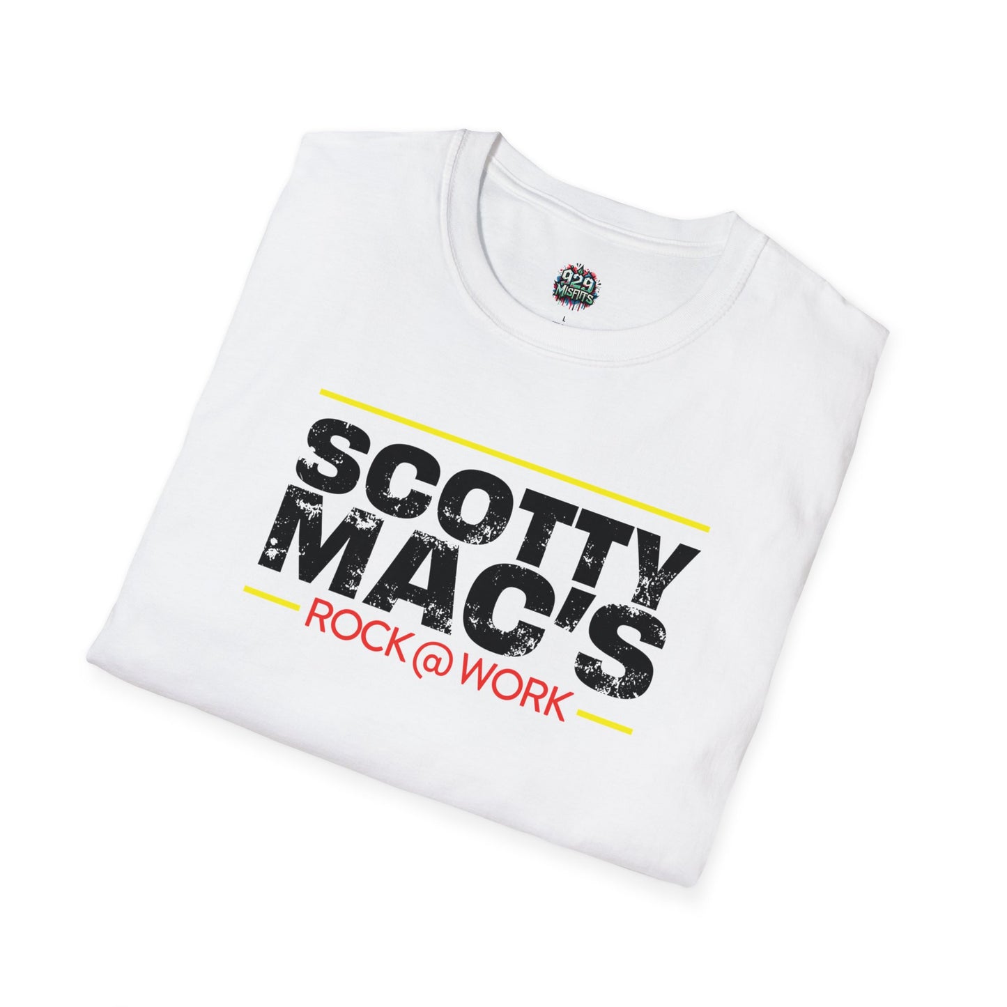 Scotty Mac's Rock at Work Unisex Softstyle T-Shirt