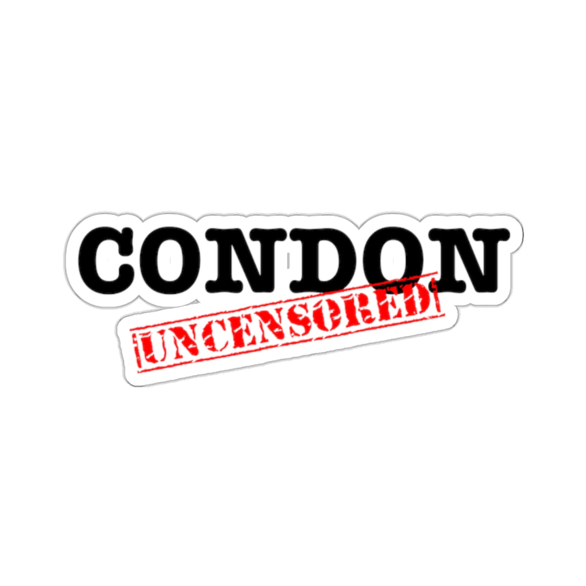 Condon Kiss-Cut Stickers