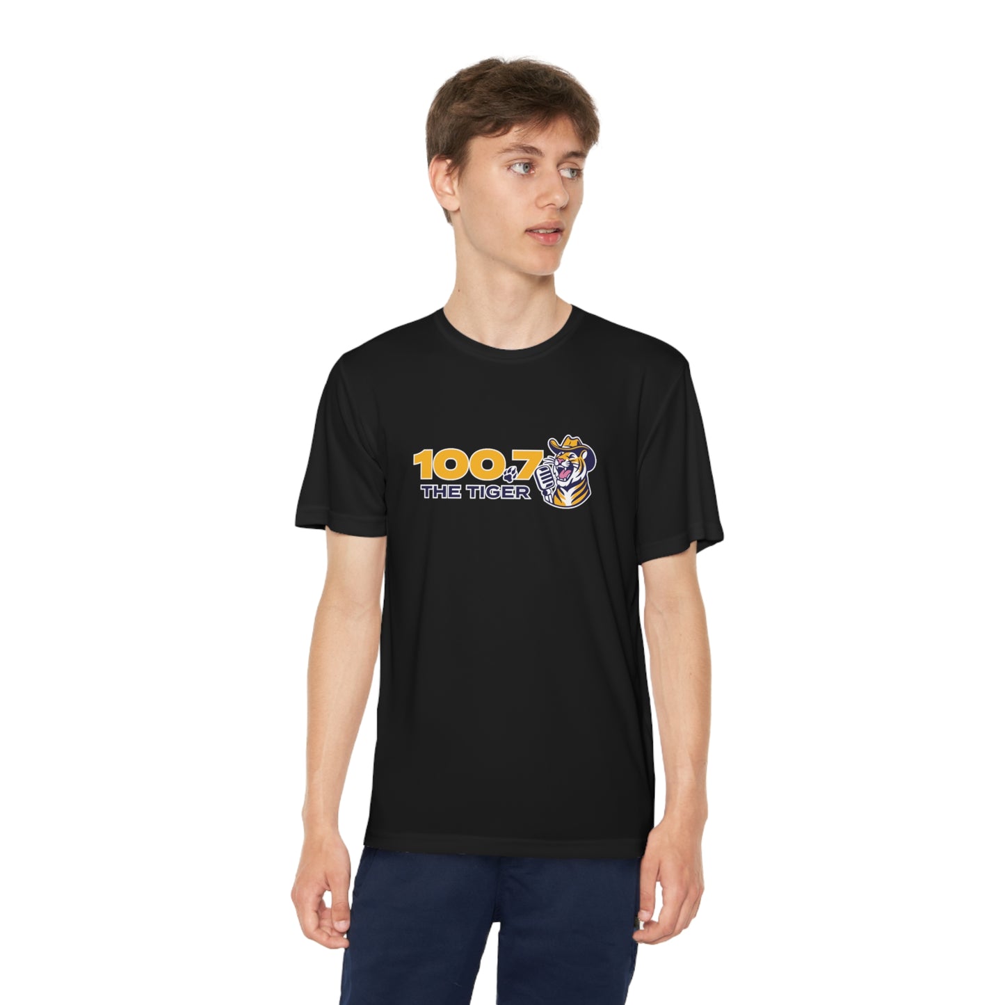 100.7 The Tiger Youth Competitor Tee