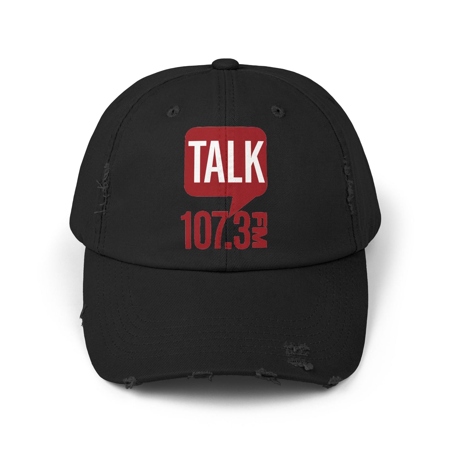 Talk 107.3 Unisex Distressed Cap