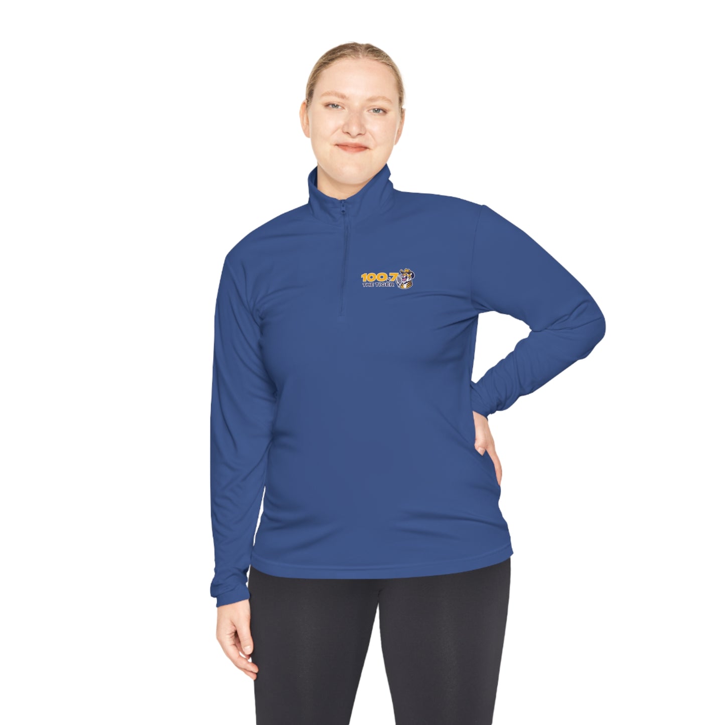 100.7 The Tiger Unisex Quarter-Zip Pullover