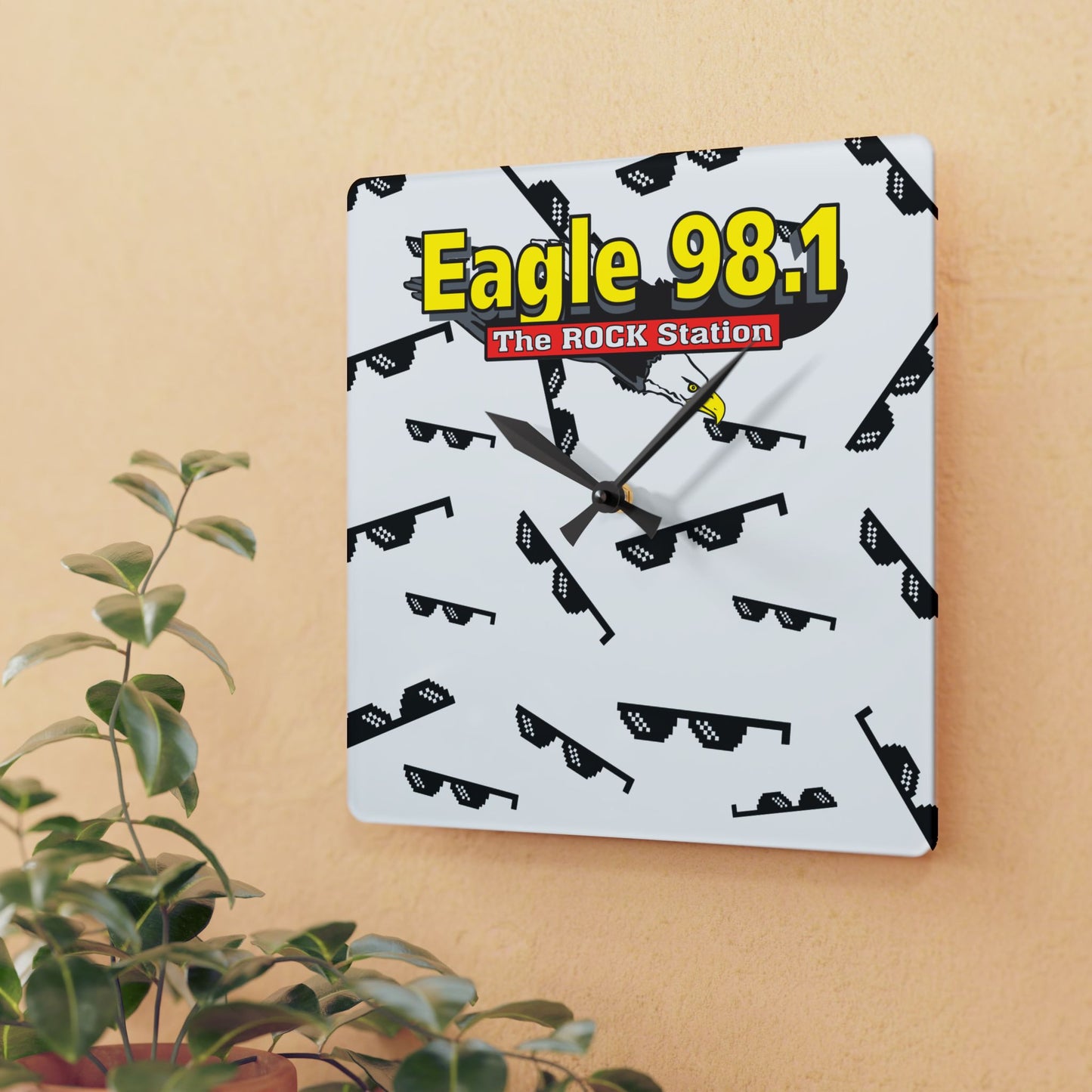 Eagle 98.1 Acrylic Wall Clock