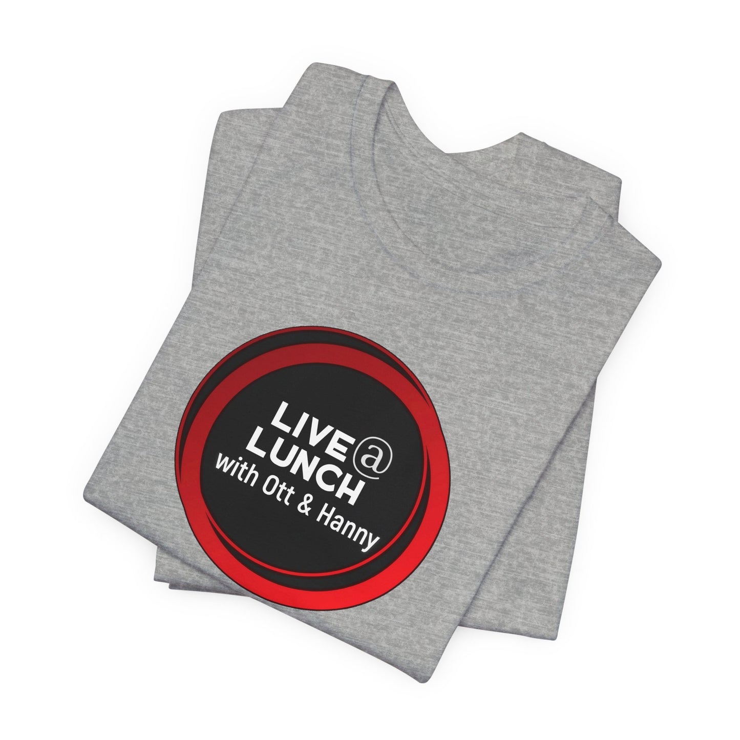 Live @ Lunch Unisex Jersey Short Sleeve Tee