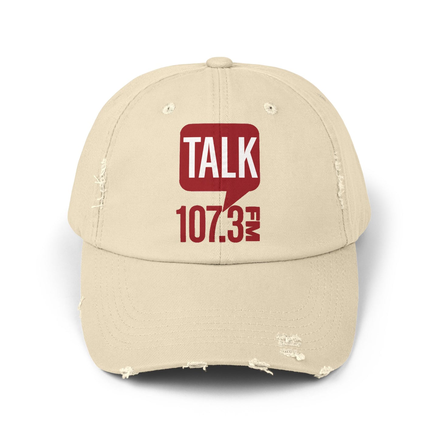 Talk 107.3 Unisex Distressed Cap