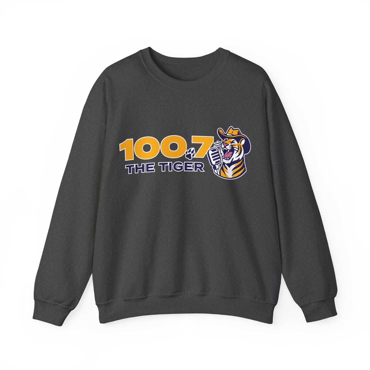 100.7 The Tiger Unisex Heavy Blend™ Crewneck Sweatshirt