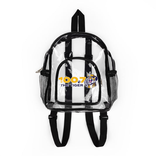 Clear Stadium Backpack for Sports Events, Festival Gear, Transparent Bag for Concerts, Tailgate Essentials, Lightweight and Stylish