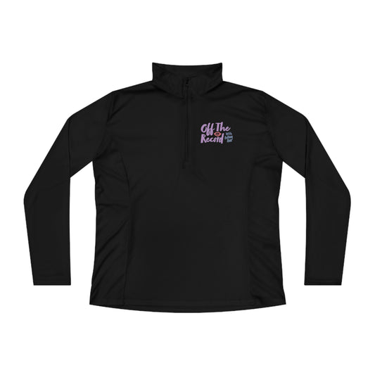 Off The Record Ladies Quarter-Zip Pullover