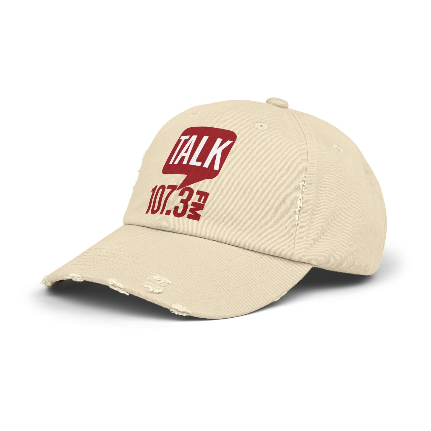 Talk 107.3 Unisex Distressed Cap