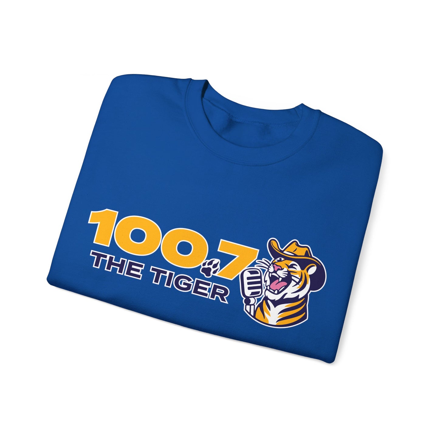 100.7 The Tiger Unisex Heavy Blend™ Crewneck Sweatshirt