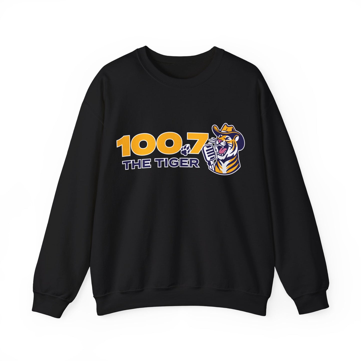 100.7 The Tiger Unisex Heavy Blend™ Crewneck Sweatshirt