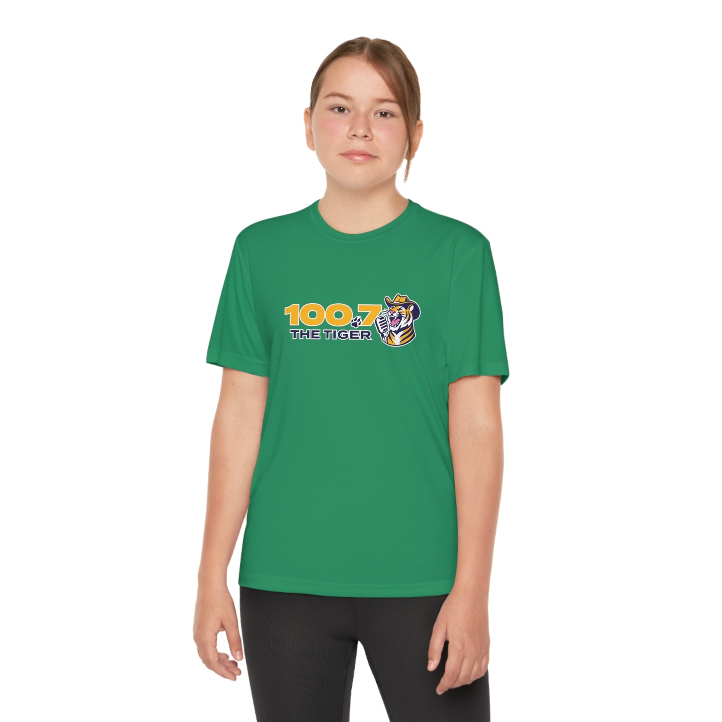 100.7 The Tiger Youth Competitor Tee