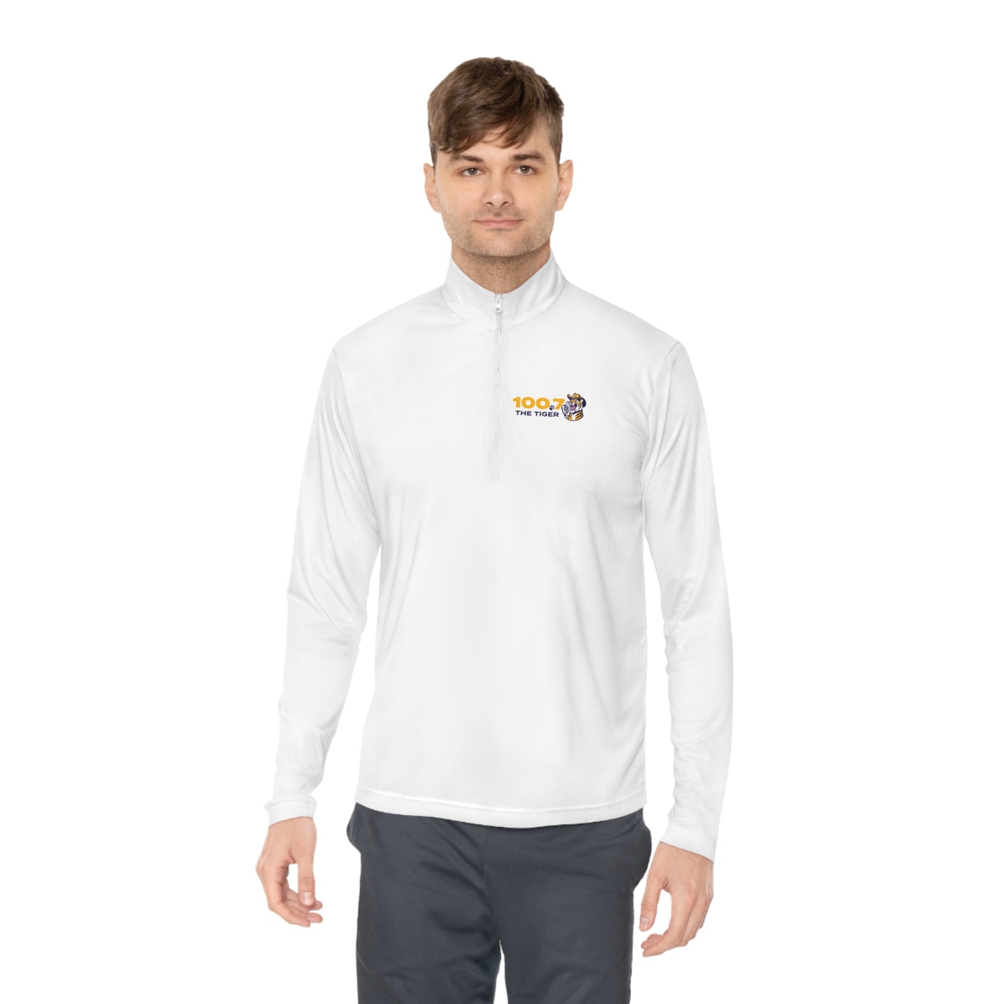 100.7 The Tiger Unisex Quarter-Zip Pullover