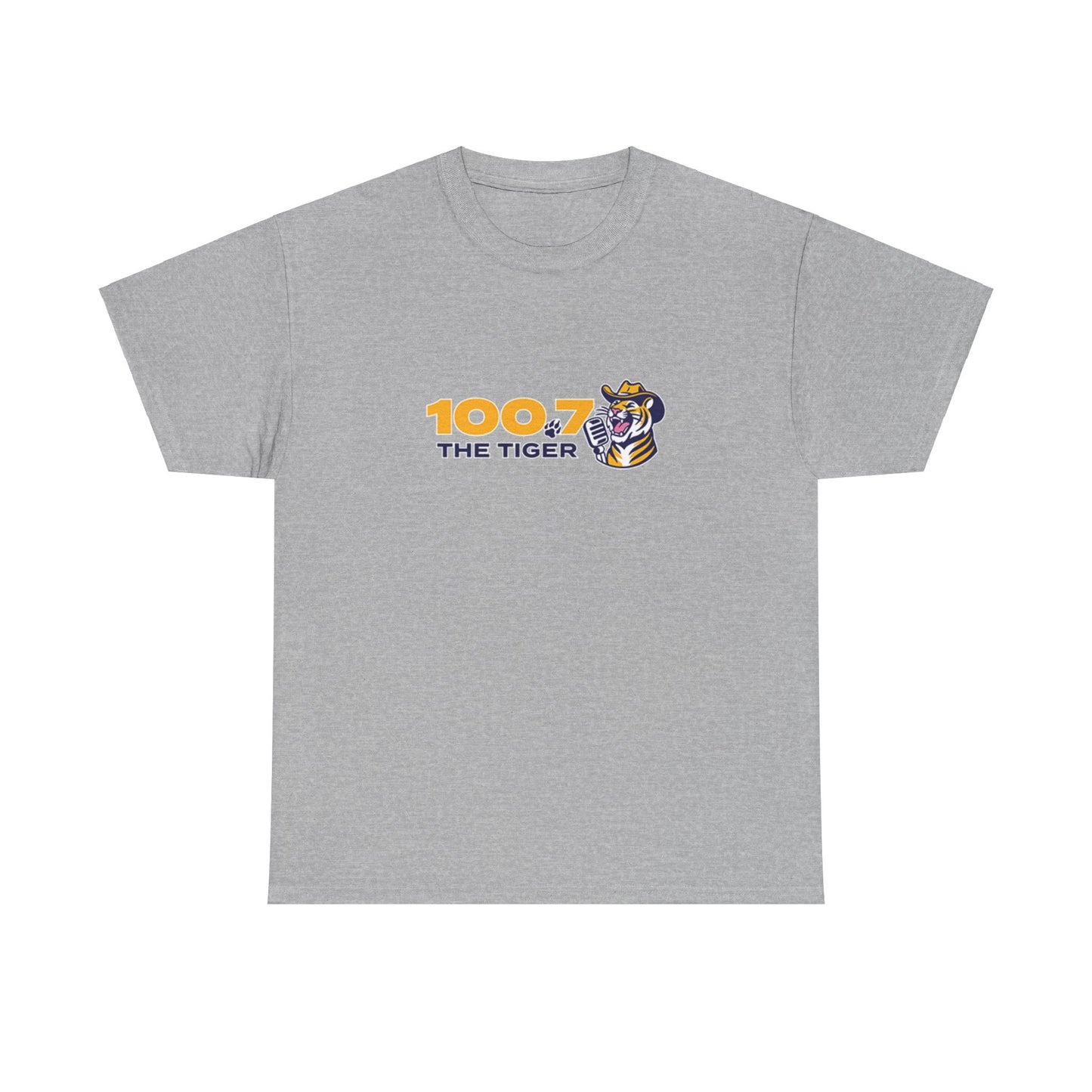 100.7 The Tiger Unisex Heavy Cotton Tee