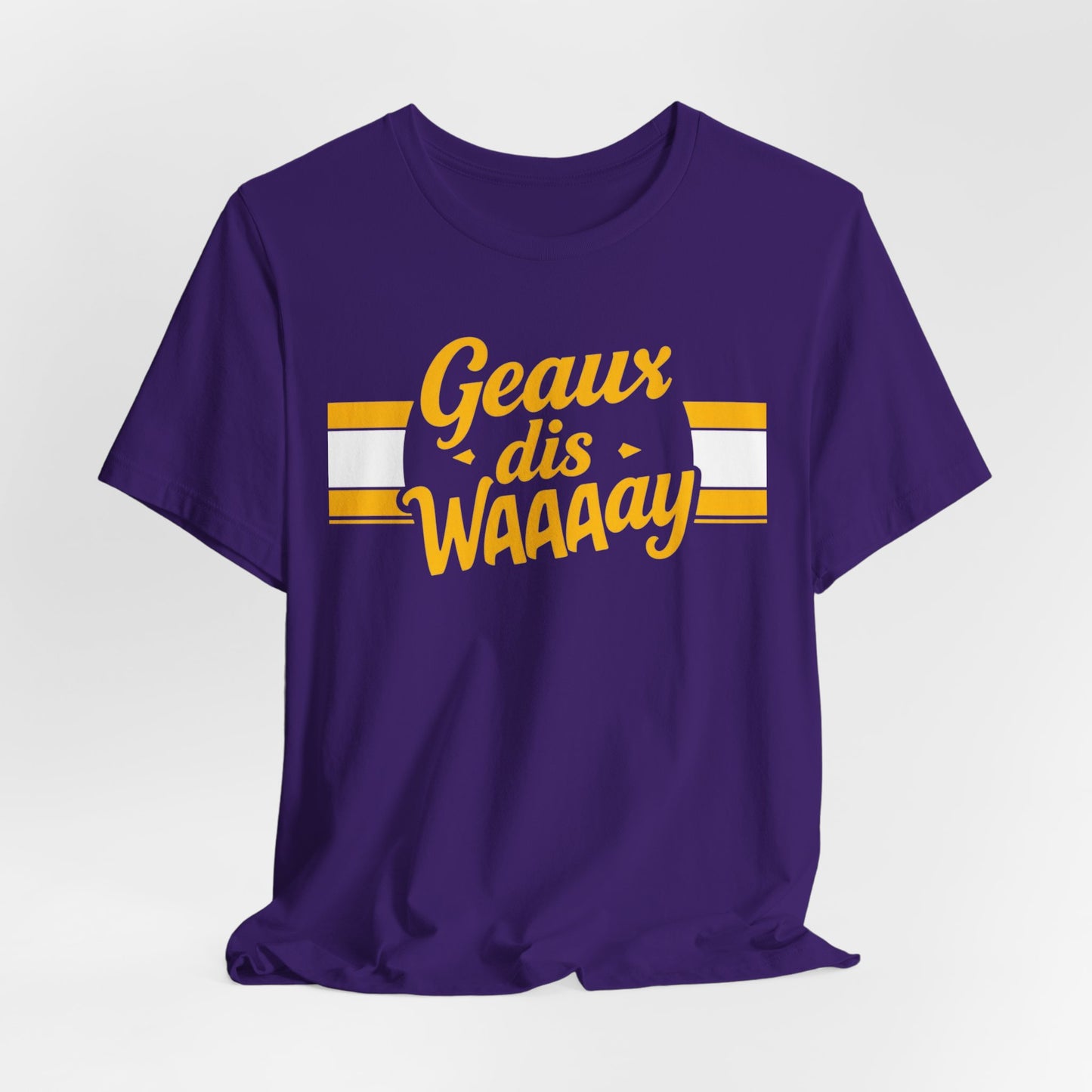 Geaux Dis Way Unisex Jersey Short Sleeve Tee