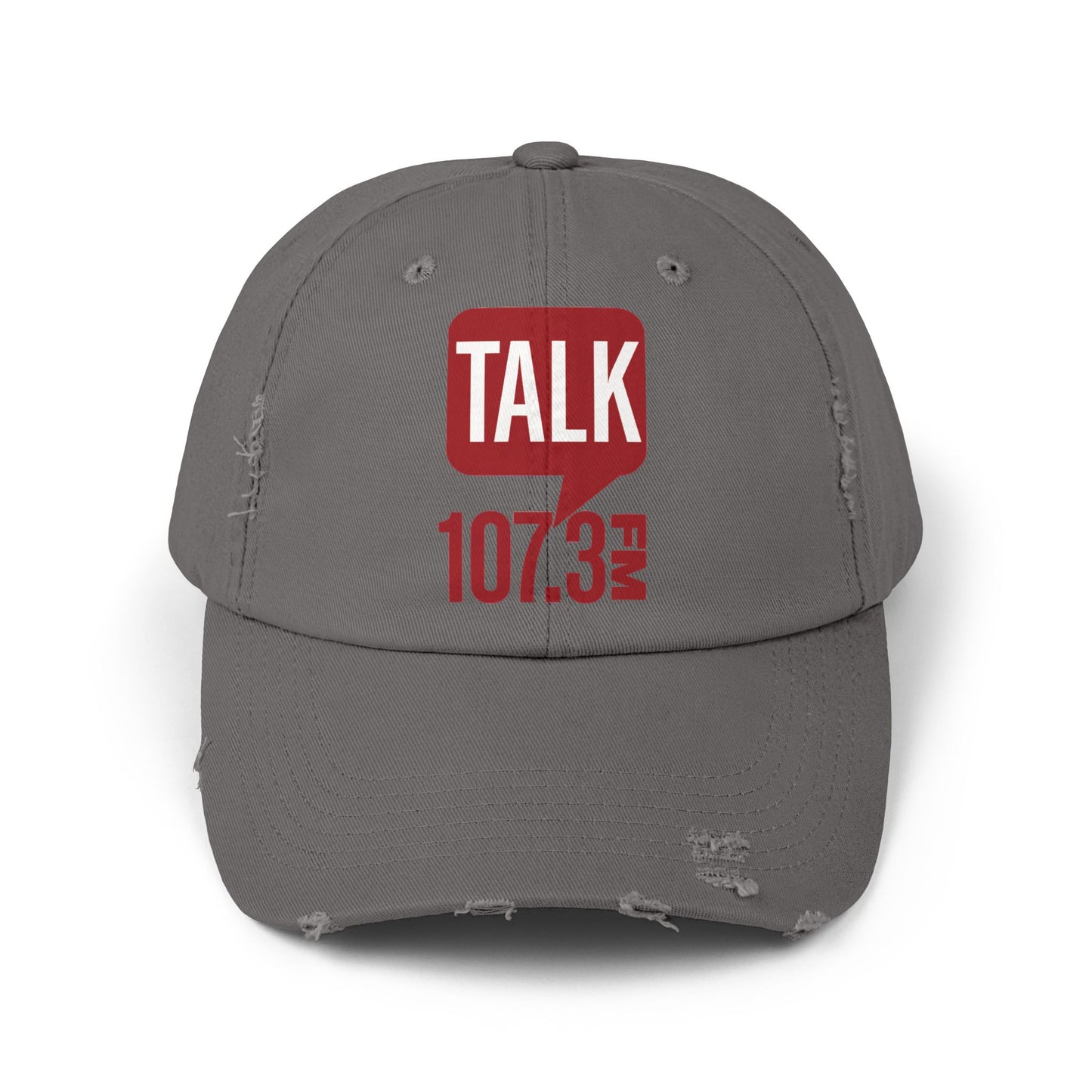 Talk 107.3 Unisex Distressed Cap