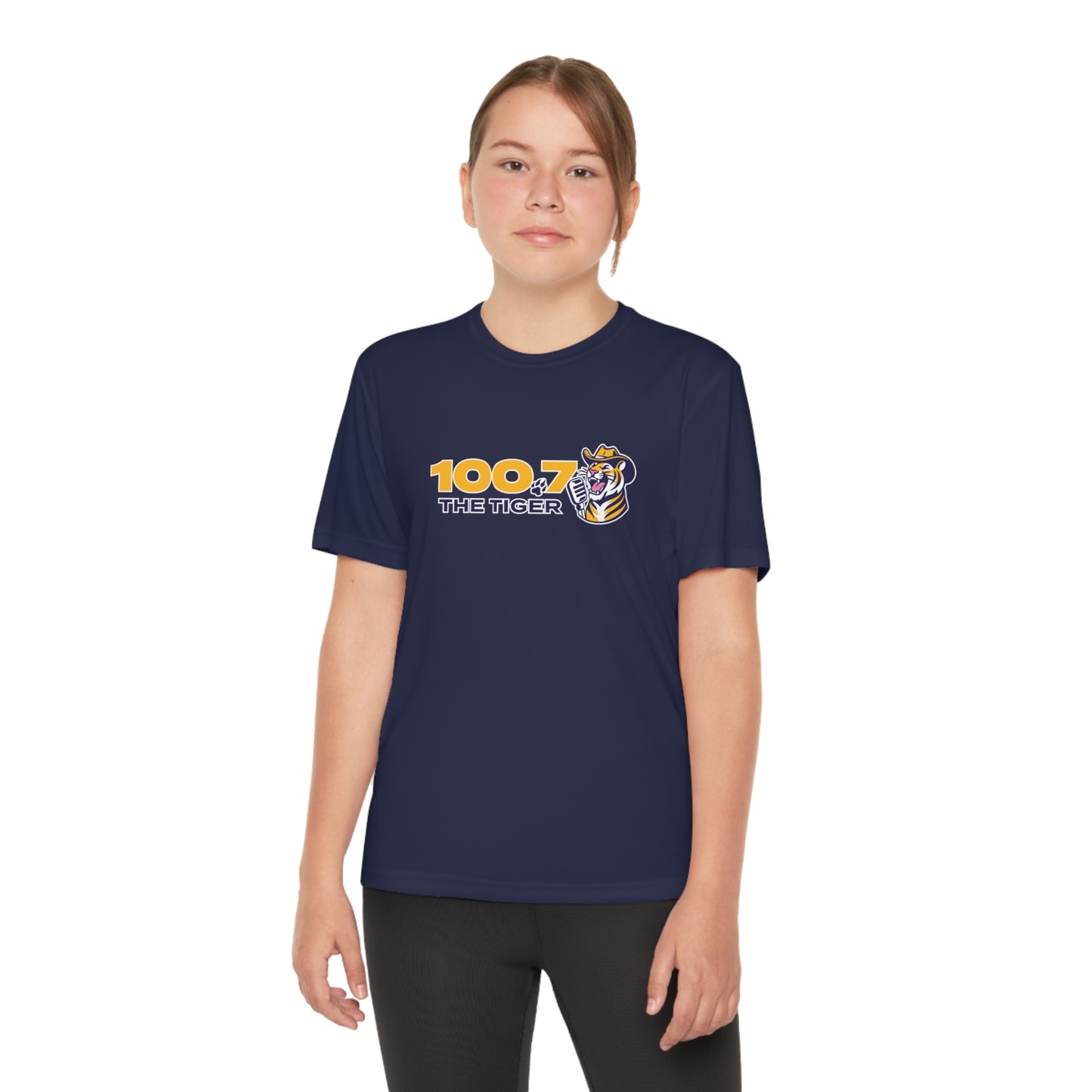 100.7 The Tiger Youth Competitor Tee