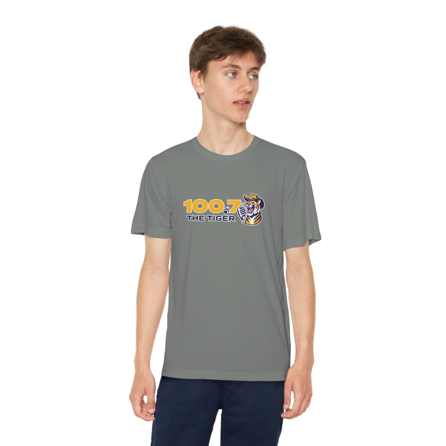 100.7 The Tiger Youth Competitor Tee