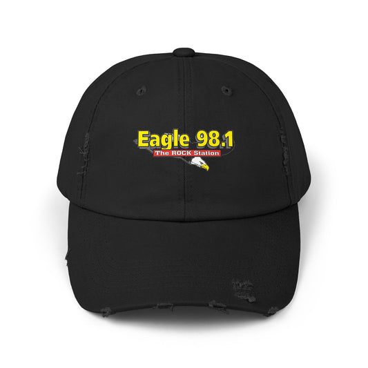 Eagle 98.1 Unisex Distressed Cap