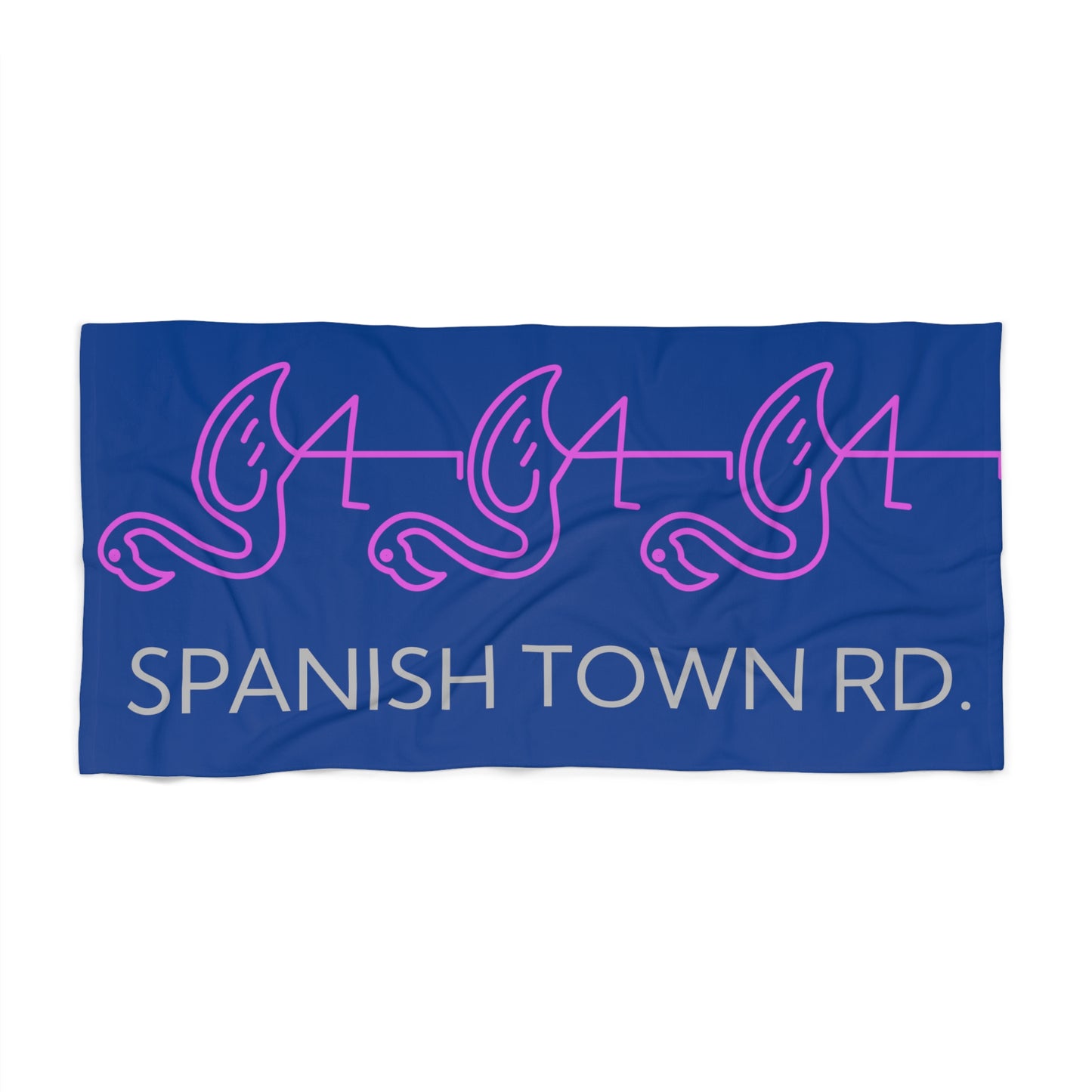 Spanish Town Rd. Beach Towel