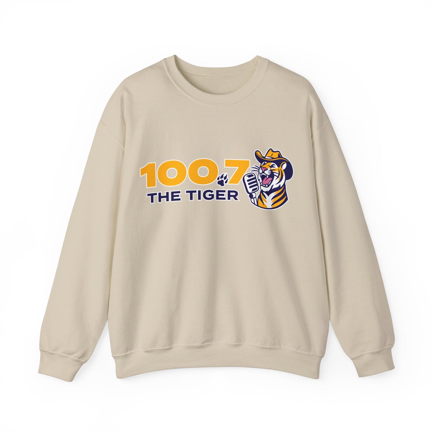 100.7 The Tiger Unisex Heavy Blend™ Crewneck Sweatshirt