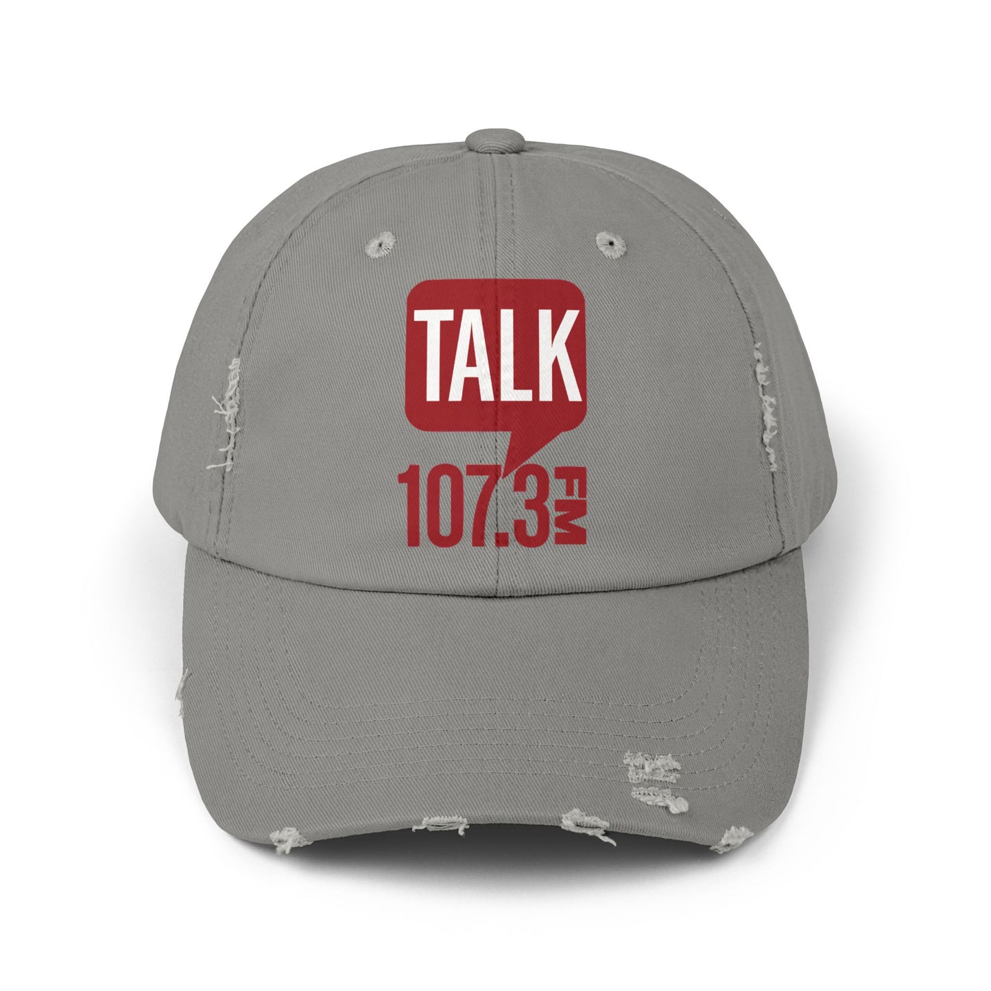 Talk 107.3 Unisex Distressed Cap